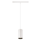 SLV - NUMINOS® S 48V TRACK DALI, Pendelleuchte, weiß / schwarz, 16W, 1030lm, 3000K, CRI90, 40°