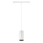 SLV - NUMINOS® S 48V TRACK DALI, Pendelleuchte, weiß / chrom, 16W, 1050lm, 3000K, CRI90, 55°