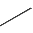 SLV - 48V TRACK Schienenabdeckung, 26mm, für Aufbauschiene tief und Einbauschiene, 2m, schwarz