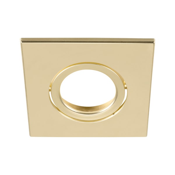 SLV - UNIVERSAL DOWNLIGHT Abdeckung, für Downlight IP20, schwenkbar, eckig, gold matt