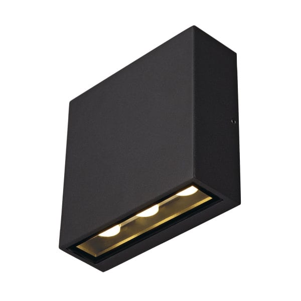 SLV - BIG QUAD UP/DOWN, Wandleuchte, anthrazit