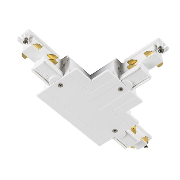 SLV - T-Verbinder, für S-TRACK 3-Phasen-Einbauschiene, Erde außen links, weiß, DALI