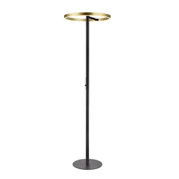 SLV - ONE STRAIGHT FL, Stehleuchte schwarz/messing 20W 1200/1200lm 2700/3000K CRI90 14