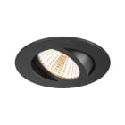SLV - NEW TRIA® 68, Deckeneinbauleuchte, 2700K, 38°, IP 20, rund, schwarz