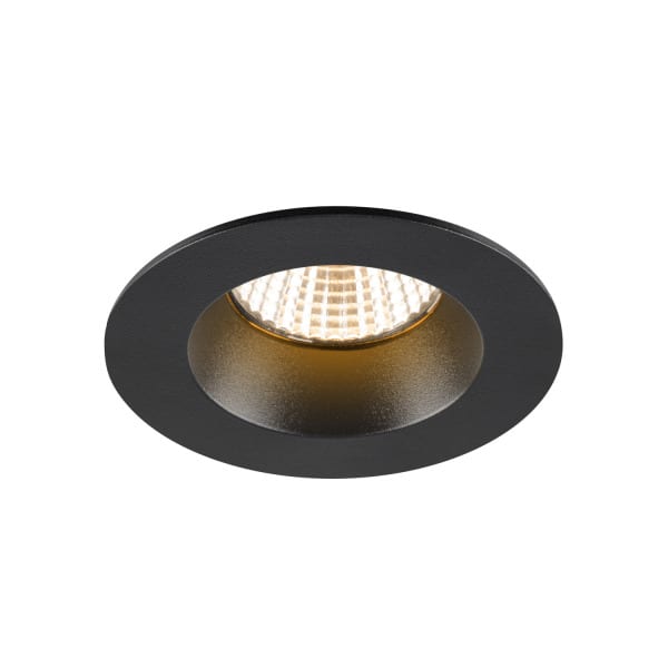 SLV - NEW TRIA® 68, Deckeneinbauleuchte, 2700K, 38°, IP 20 / IP 65, rund, schwarz