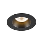 SLV - NEW TRIA® 68, Deckeneinbauleuchte, 2700K, 38°, IP 20 / IP 65, rund, schwarz