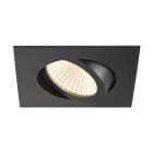 SLV - NEW TRIA® 68, Deckeneinbauleuchte, 2700K, 60°, IP 20, quadratisch, schwarz