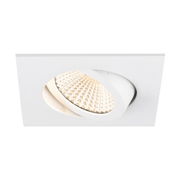 SLV - NEW TRIA® 68, Deckeneinbauleuchte, 2700K, 60°, IP 20, quadratisch, weiß