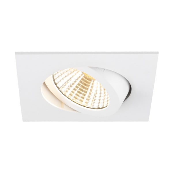 SLV - NEW TRIA® 68, Deckeneinbauleuchte, 3000K, 38°, IP 20, quadratisch, weiß