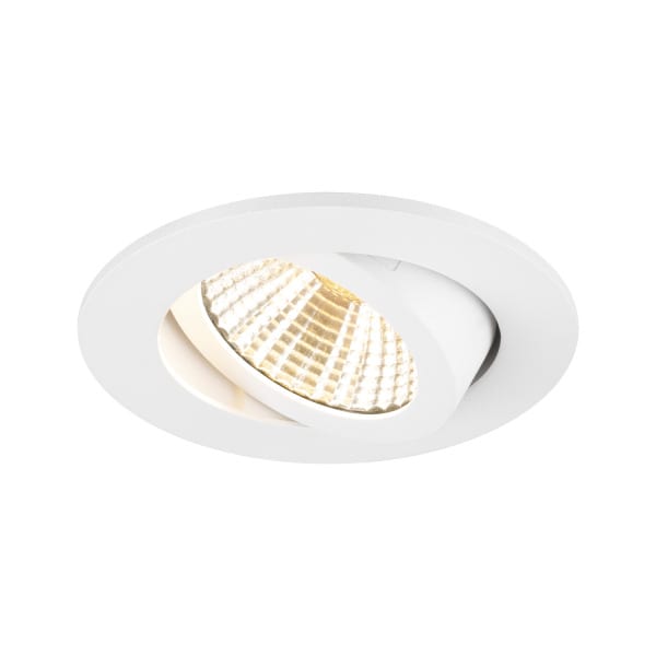 SLV - NEW TRIA® 68, Deckeneinbauleuchte, 3000K, 38°, IP 20, rund, weiß