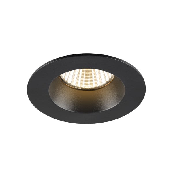SLV - NEW TRIA® 68, Deckeneinbauleuchte, 3000K, 38°, IP 20 / IP 65, rund, schwarz