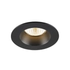 SLV - NEW TRIA® 68, Deckeneinbauleuchte, 3000K, 38°, IP 20 / IP 65, rund, schwarz