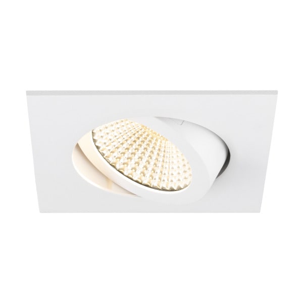 SLV - NEW TRIA® 68, Deckeneinbauleuchte, 3000K, 60°, IP 20, quadratisch, weiß