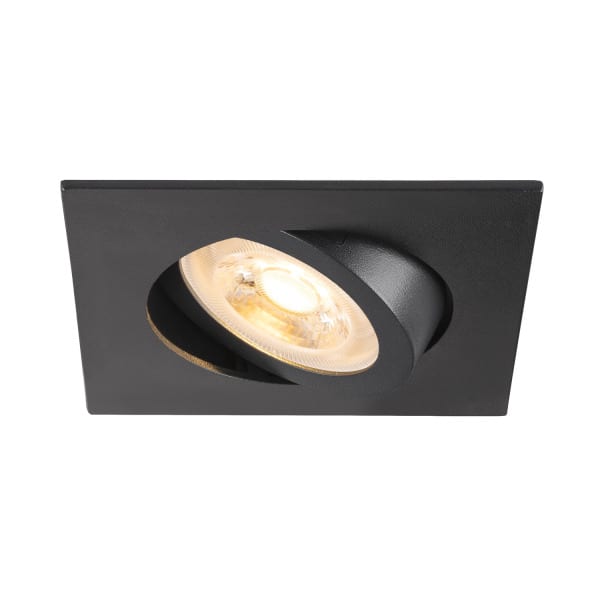 SLV - NEW TRIA® 68, Deckeneinbauleuchte, quadratisch, max, 10W GU10, schwarz