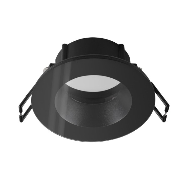 SLV - NEW TRIA® 68, Deckeneinbauring, D: 8,3 H: 3,55 cm, IP 65, inkl, Glas, schwarz