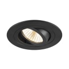 SLV - NEW TRIA® 75, Deckeneinbauleuchte, 3000K, 38°, IP 20, rund, schwarz