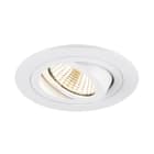 SLV - NEW TRIA® 75, Deckeneinbauleuchte, 3000K, 38°, IP 20, rund, weiß