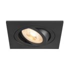 SLV - NEW TRIA® 75, Deckeneinbauleuchte, quadratisch, max, 10W GU10, schwarz