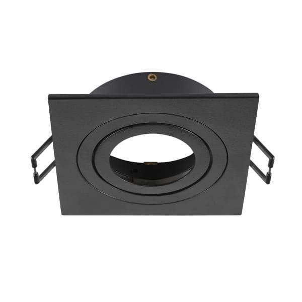 SLV - NEW TRIA® 75, Deckeneinbauring, L: 9 B: 9 H: 2,6 cm, IP 20, schwarz