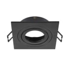 SLV - NEW TRIA® 75, Deckeneinbauring, L: 9 B: 9 H: 2,6 cm, IP 20, schwarz