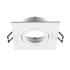 SLV - NEW TRIA® 75, Deckeneinbauring, L: 9 B: 9 H: 2,6 cm, IP 20, weiß