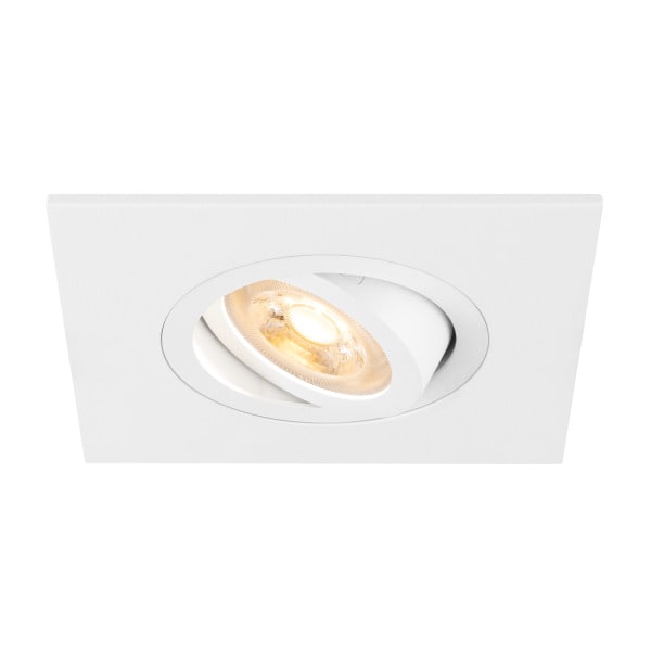 SLV - NEW TRIA® 75 XL, Deckeneinbauleuchte, quadratisch, max, 10W, GU10, weiß