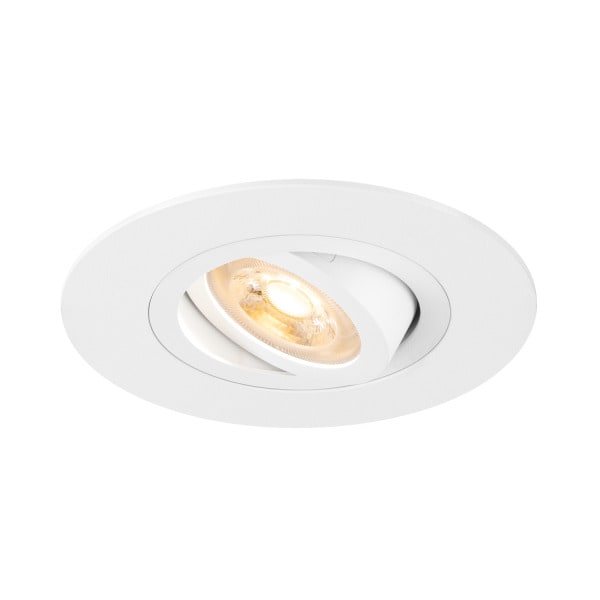 SLV - NEW TRIA® 75 XL, Deckeneinbauleuchte, rund, max, 10W, GU10, weiß