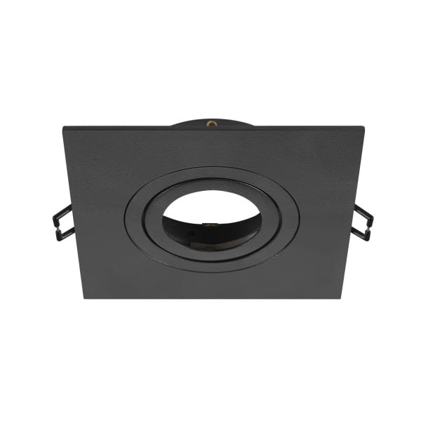 SLV - NEW TRIA® 75 XL, Deckeneinbauring, L: 11 B: 11 H: 2,6 cm, schwarz