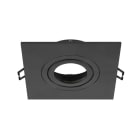 SLV - NEW TRIA® 75 XL, Deckeneinbauring, L: 11 B: 11 H: 2,6 cm, schwarz