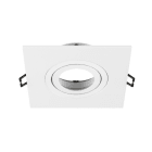 SLV - NEW TRIA® 75 XL, Deckeneinbauring, L: 11 B: 11 H: 2,6 cm, weiß