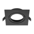 SLV - NEW TRIA® 95, Deckeneinbauring, L: 11 B: 11 H: 2,6 cm, IP 20, schwarz