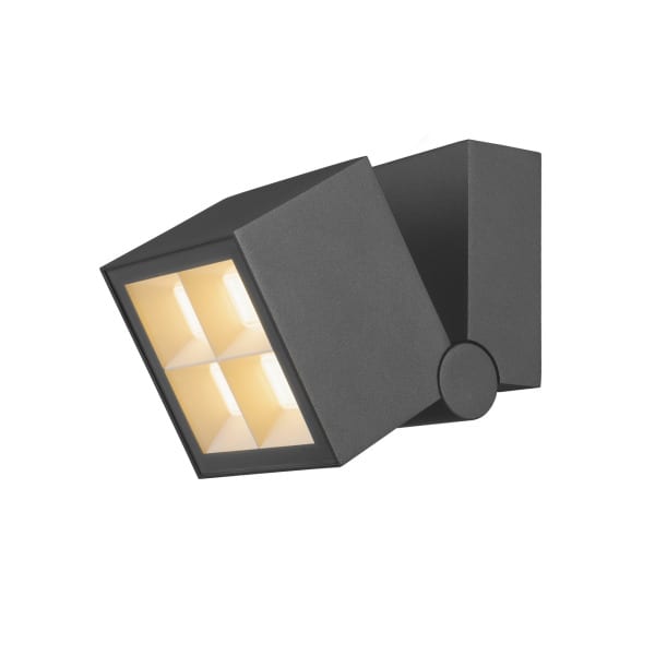 SLV - S-CUBE, Wand- und Deckenaufbauleuchte, 2700/3000K, 15W, PHASE, 80°, anthrazit