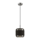 SLV - PANTILO ROPE 20, Pendelleuchte, 250cm, E27, 15W, silber