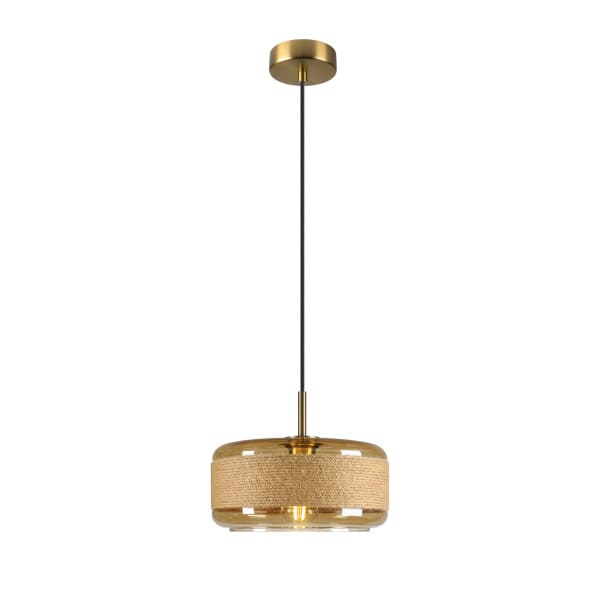 SLV - PANTILO ROPE 27, Pendelleuchte, 250cm, E27, 15W, gold