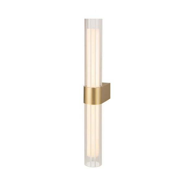 SLV - LYGANT double, Wandaufbauleuchte, 3000K, 11W, messing