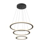 SLV - ONE FLAT, Pendelleuchte, triple, 300cm, 2700/3000K, DALI 2, Touch, schwarz