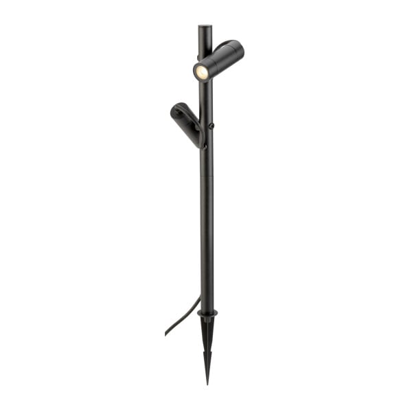 SLV - HELIA SLIM Pole, double, LED Outdoor Stehleuchte, schwarz IP65 3000K