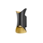 SLV - MODELA, Wandleuchte, up/down, 2700K, PHASE, schwarz/gold