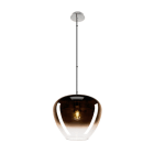 SLV - PANTILO CONVEX 40, Pendelleuchte, 150cm, E27, max. 40W, kupfer