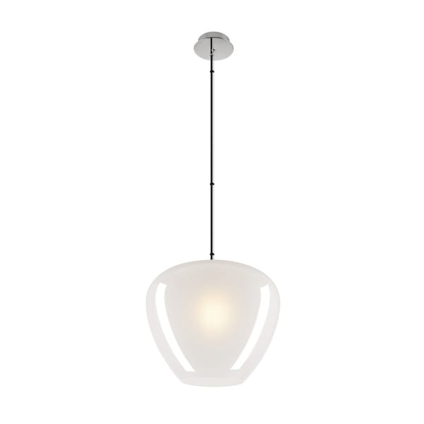 SLV - PANTILO CONVEX 40, Pendelleuchte, 150cm, E27, max. 40W, weiß