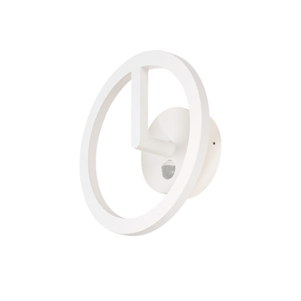 SLV - Q-RING, Wandleuchte, Sensor, 3000K, IP54, weiß