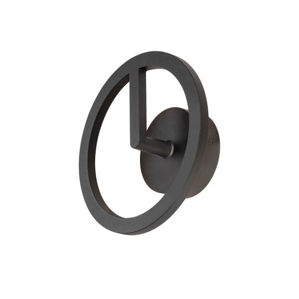 SLV - Q-RING, Wandleuchte, 3000K, PHASE, IP65, schwarz
