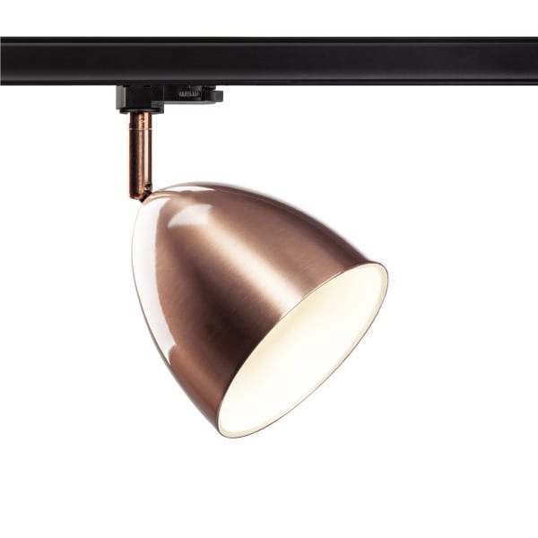 SLV - PARA CONE 14, 3 Phasen System Leuchte, GU10, kupfer/weiß
