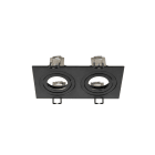 SLV - NEW TRIA® 155 Einbauring eckig schwarz