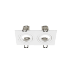 SLV - NEW TRIA® 155 Einbauring eckig weiß
