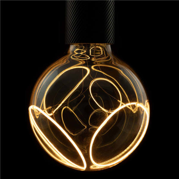 SLV - LED Globe 125 2x slanting Soft Curve E27