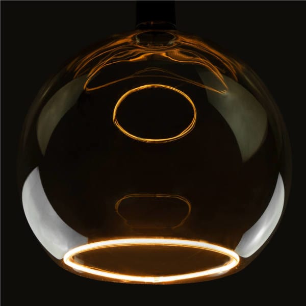 SLV - LED Floating Globe 300 smokey E27 8W