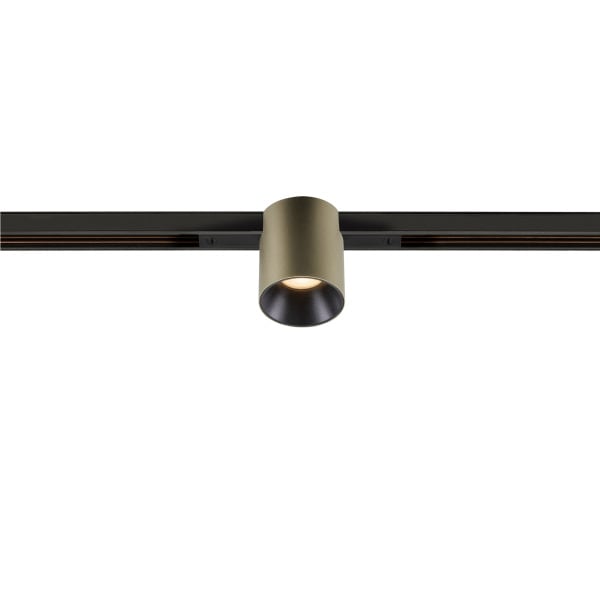 SLV - FIXT-IT, 48V, DALI, rund, Standard track, Spot, 2700K, 6.6 W, 36°, bronze / schwarz