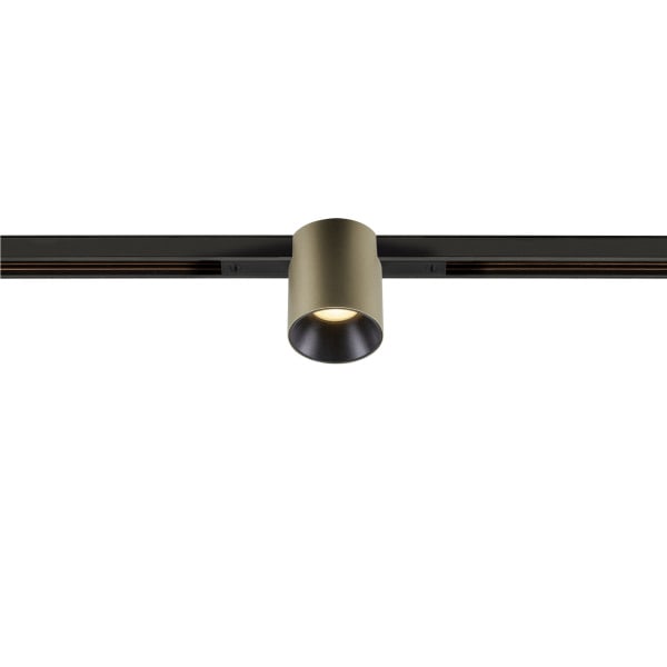 SLV - FIXT-IT, 48V, DALI, rund, Standard track, Spot, 3000K, 6.6 W, 36°, bronze / schwarz
