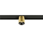 SLV - FIXT-IT, 48V, DALI, rund, Surface mounted track, Spot, 2000-3000K, 7.4 W, 36°, gold / schwarz